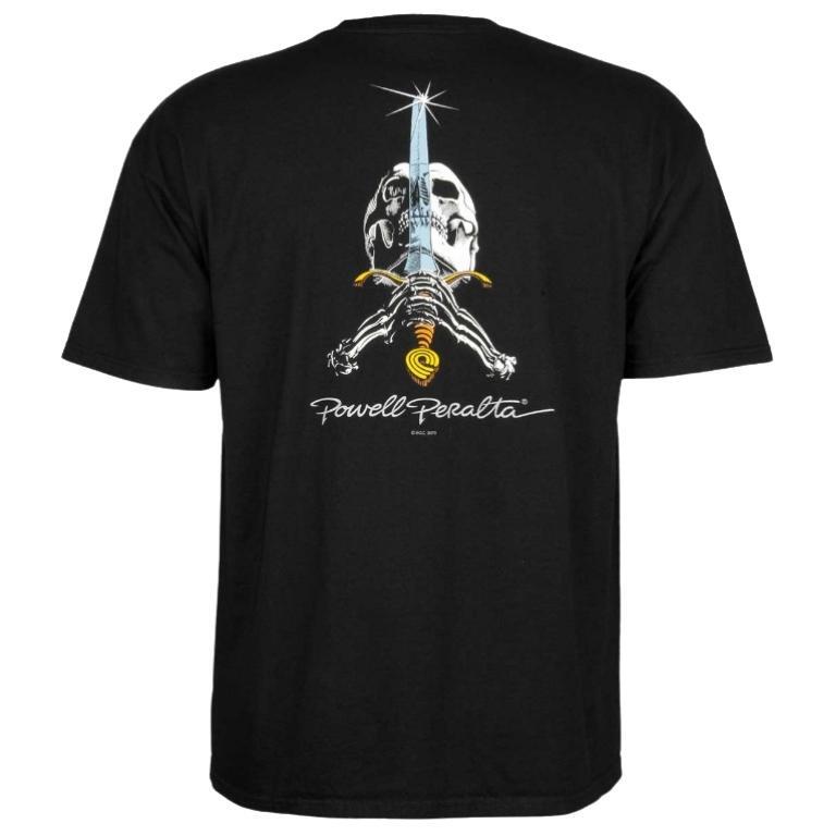 Powell Peralta Skull & Sword Black T-Shirt