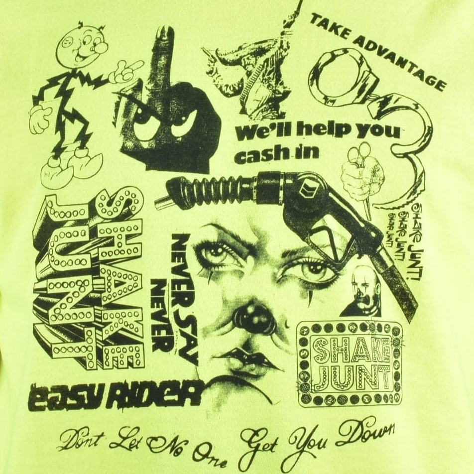 Shake Junt Cash In Safety Green T-Shirt