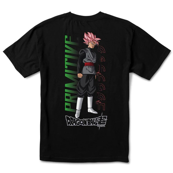 Primitive Dragon Ball SSR Goku Black T-Shirt