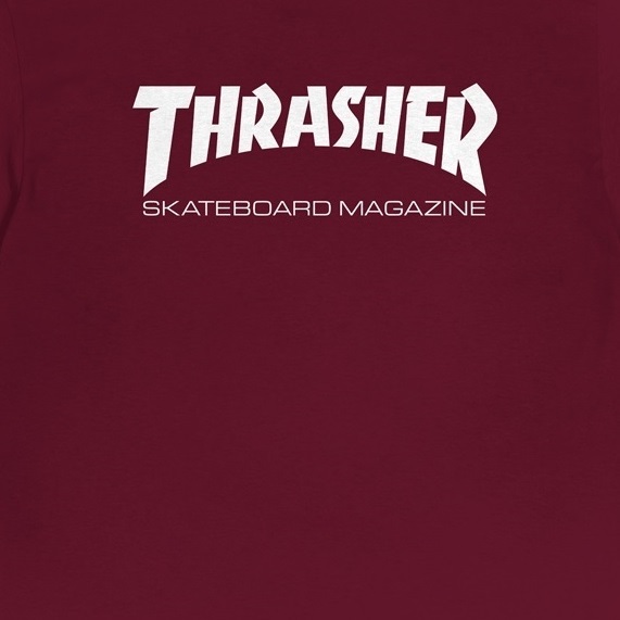Thrasher Skate Mag Maroon T-Shirt [Size: S]