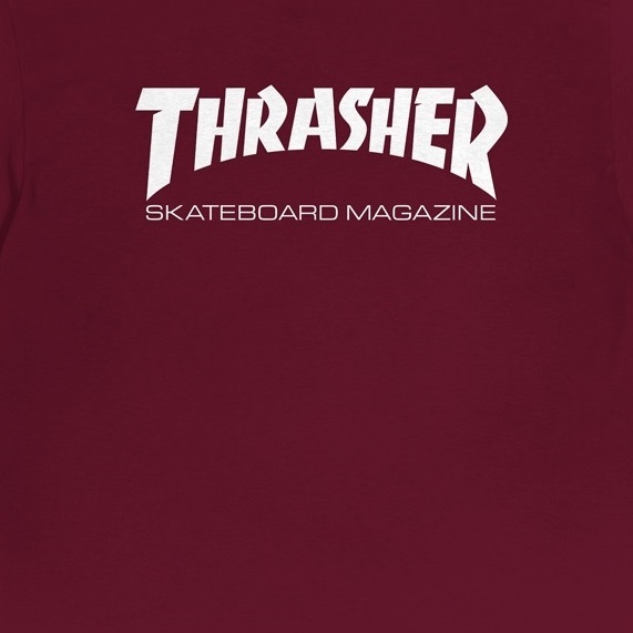 Thrasher Skate Mag Maroon T-Shirt [Size: M]