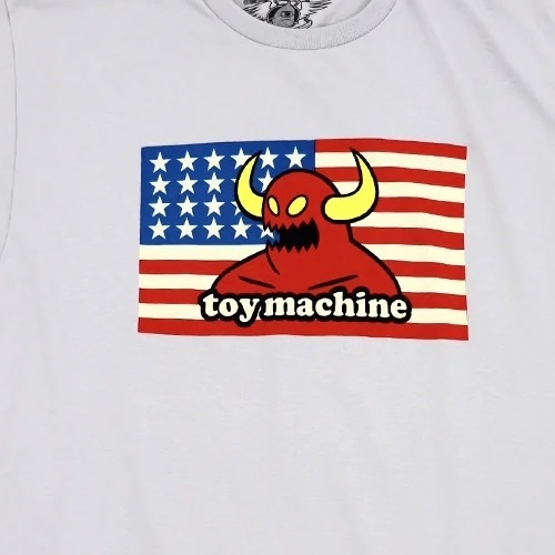 Toy Machine American Monster Silver T-Shirt