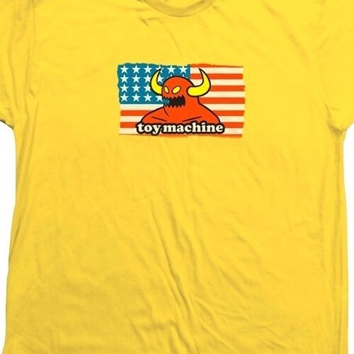 Toy Machine American Monster Yellow T-Shirt