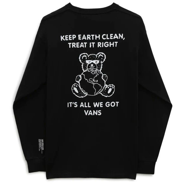 Vans World Code Black Long Sleeve Shirt
