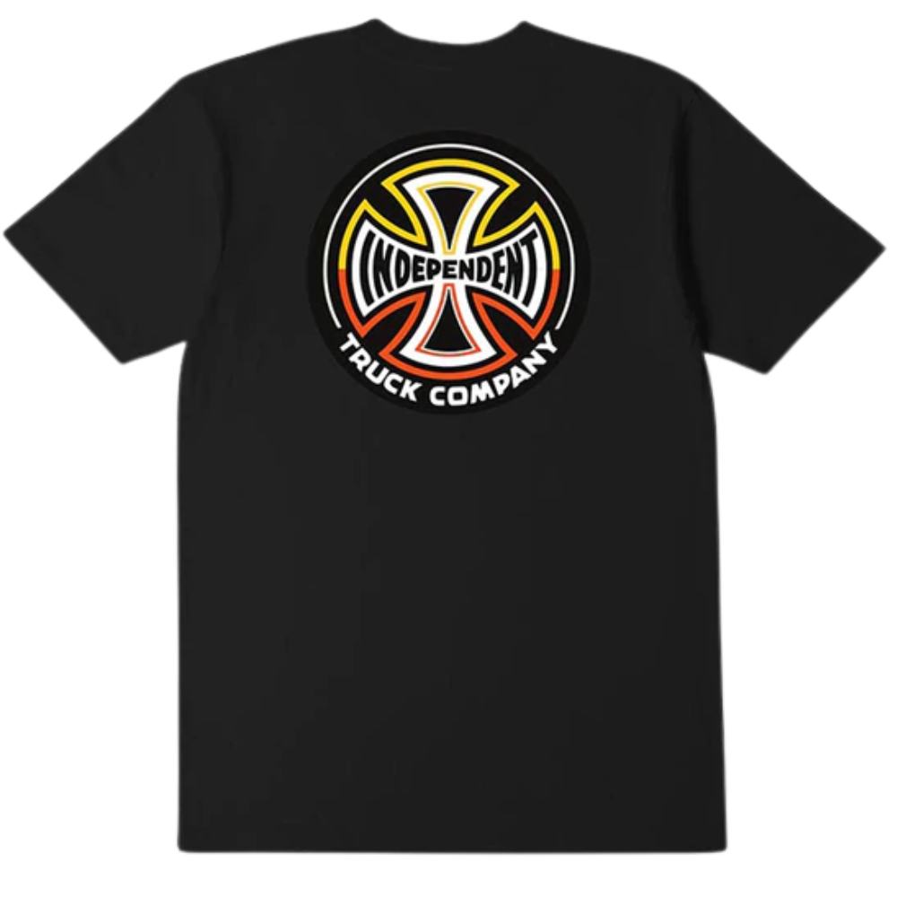 Independent Split Cross Youth Black T-Shirt