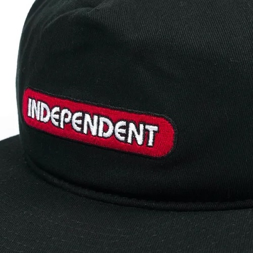 Independent Bar Black Snapback Hat