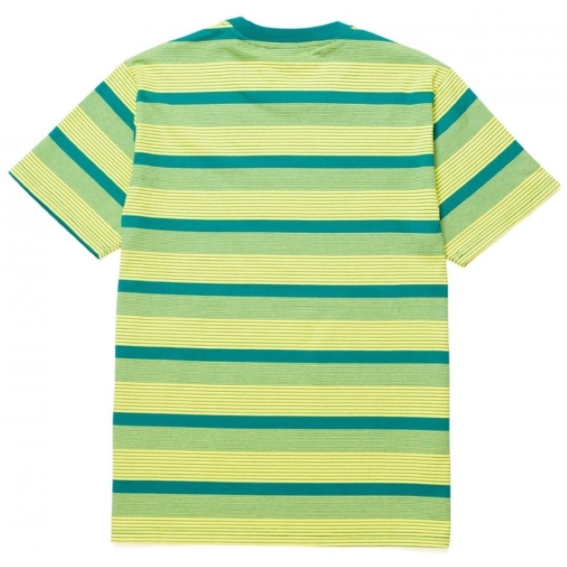 HUF Berkley Stripe Knit Lemon T-Shirt [Size: M]