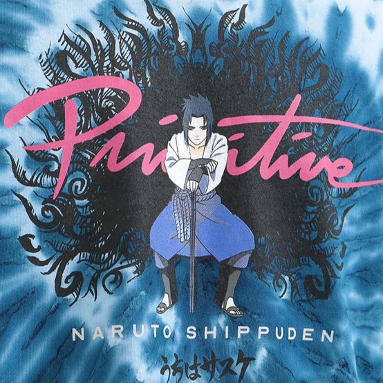 Primitive Nuevo Sharingan Washed Navy T-Shirt [Size: M]