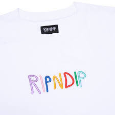 RipNDip Embroidered Logo White T-Shirt