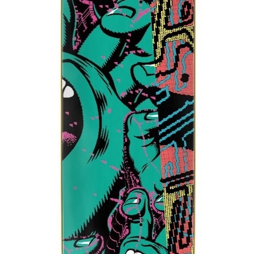 Santa Cruz No Pattern Hand Everslick 8.5 Skateboard Deck