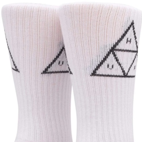 HUF Triple Triangle Crew White Socks