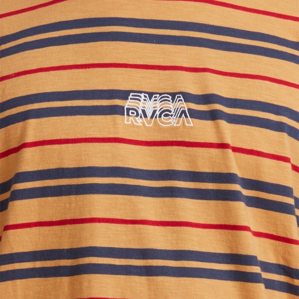 RVCA Shadow Stripe Goldenrod T-Shirt