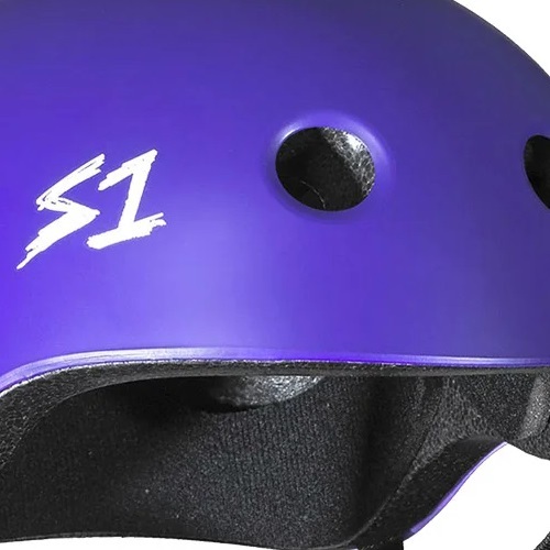 S1 S-One Lifer Certified Purple Matte Helmet [Size: XS]