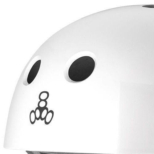 Triple 8 Brainsaver Sweatsaver Helmet White Gloss