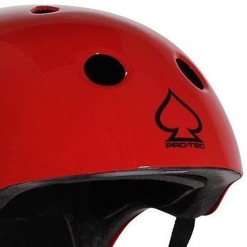 Protec Classic Bike Certified Gloss Red Helmet