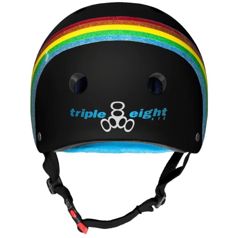 Triple 8 Certified Helmet Rainbow Sparkle Black
