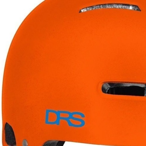Drs Flat Orange Skate Scooter Bmx Helmet