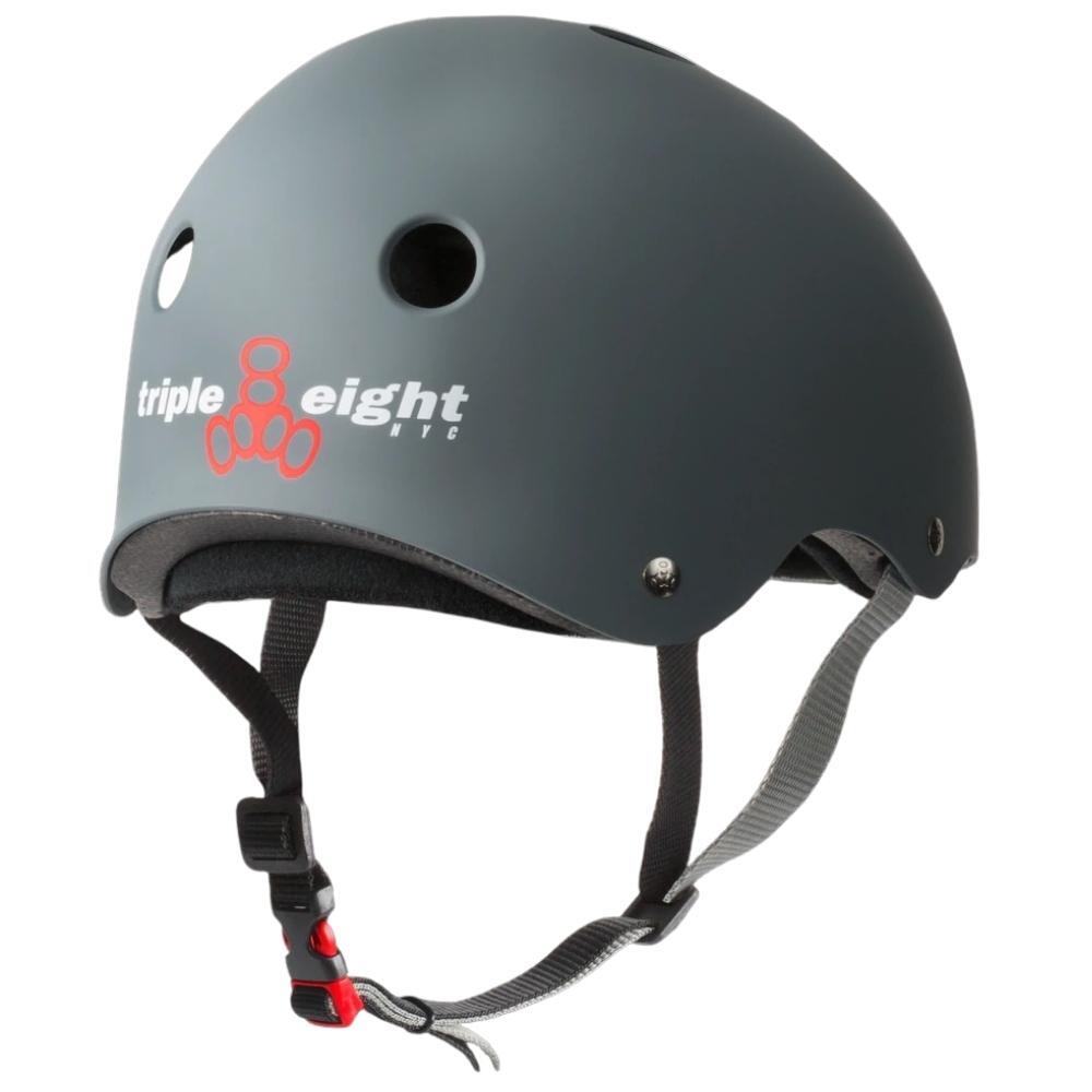 Triple 8 Certified Carbon Rubber Helmet