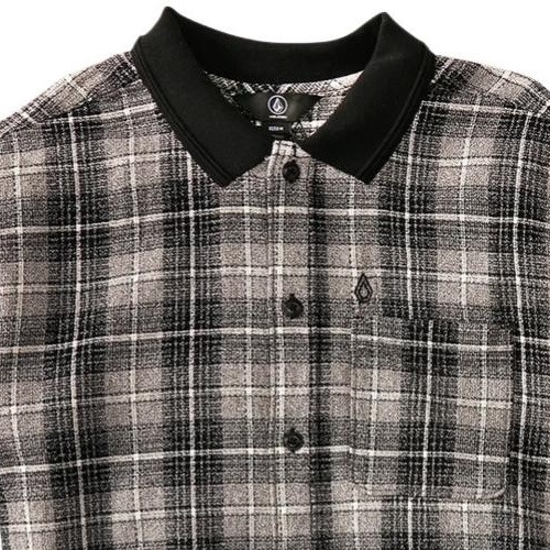 Volcom Louie Lopez Black Button Up Long Sleeve Flannel [Size: S]