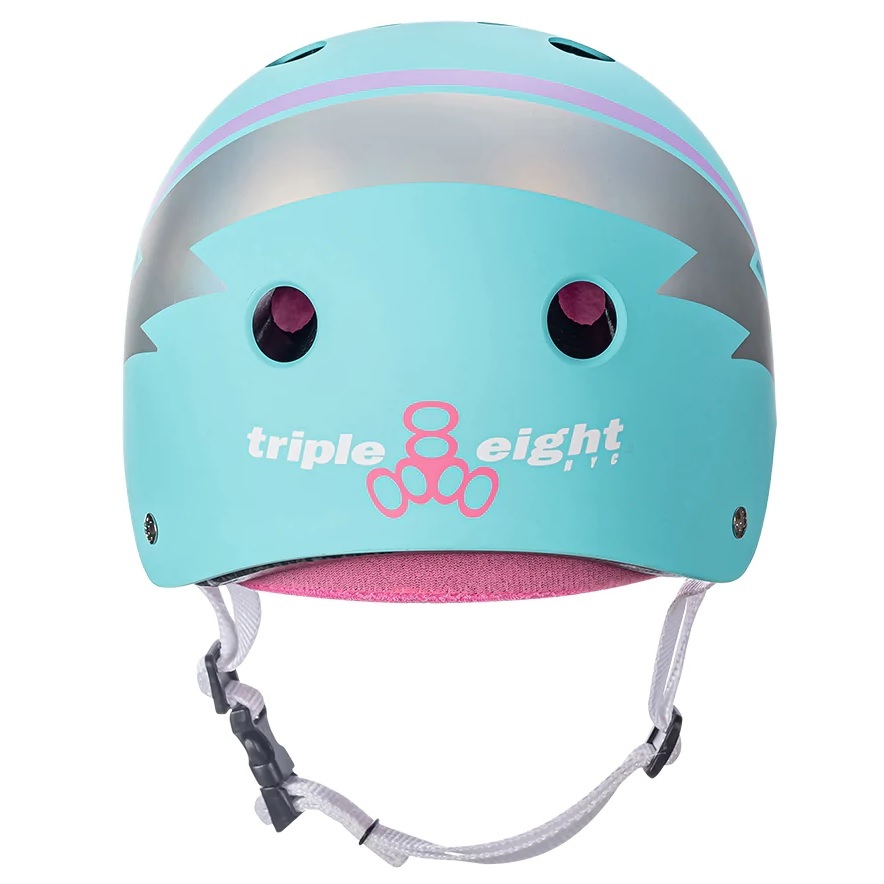 Triple 8 Certified Helmet Teal Hologram