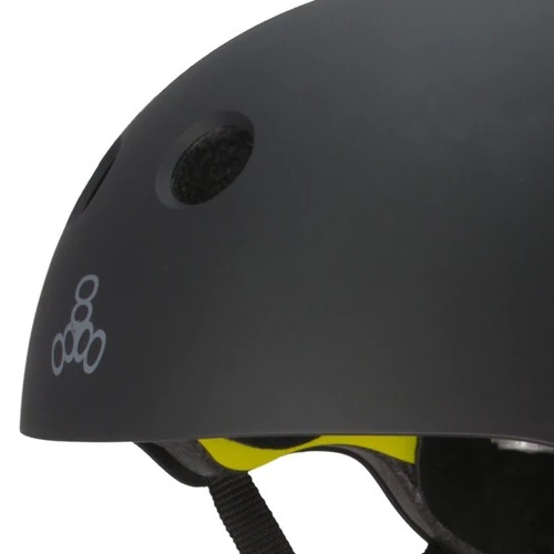 Triple 8 Skate II MIPS Black Rubber Helmet