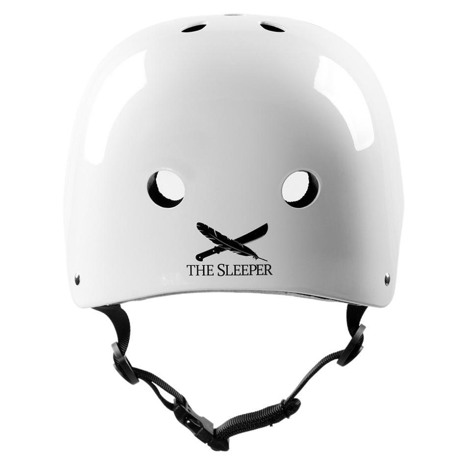 Gain Protection The Sleeper Gloss White Adjustable Certified Helmet