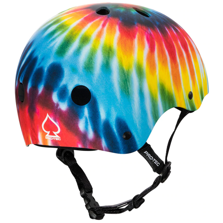 Protec Classic Skate Scooter Tie Dye Helmet