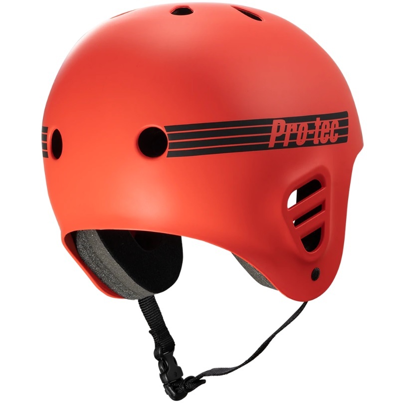 Protec Fullcut Skate Matte Bright Red Helmet [Size: L]