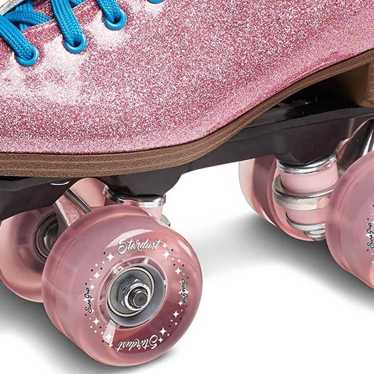 Suregrip Stardust Glitter Pink Roller Skates [Size: US 7]