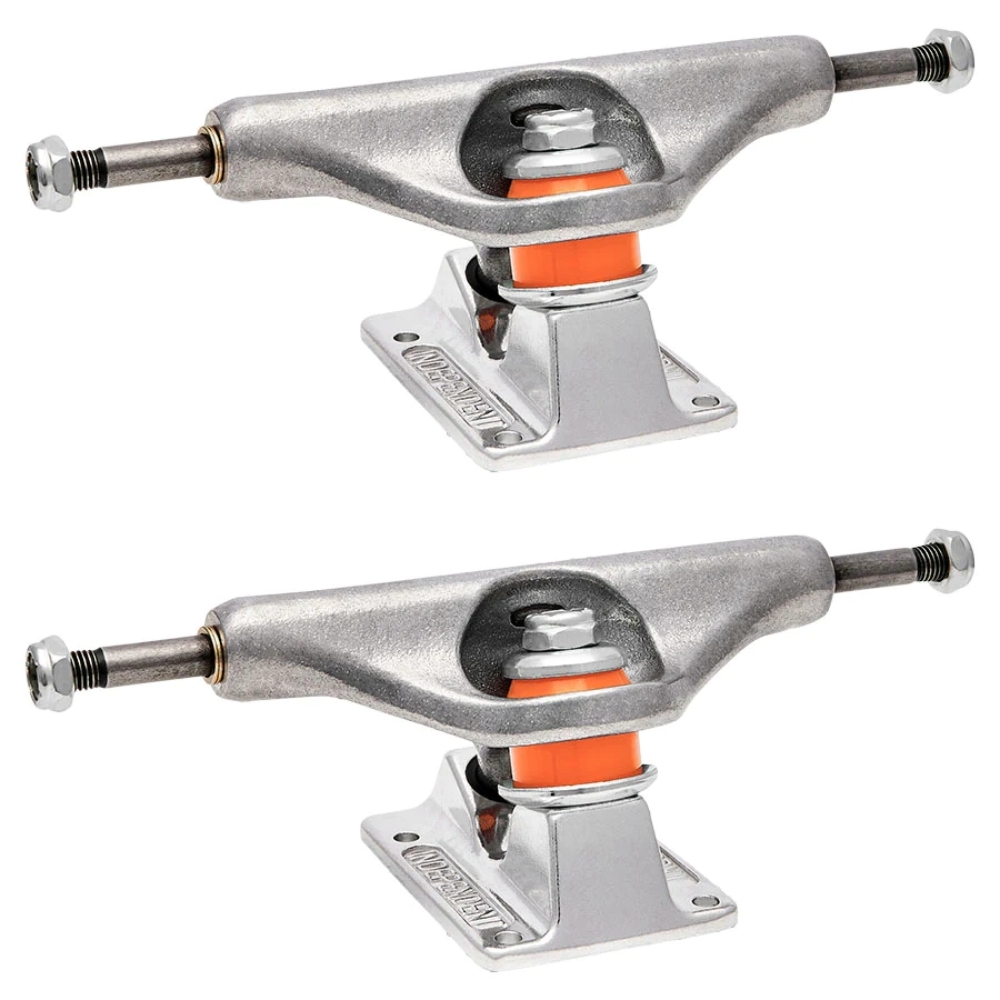Independent Forged Hollow Silver Set Of 2 Skateboard Trucks [Size: Indy 129]
