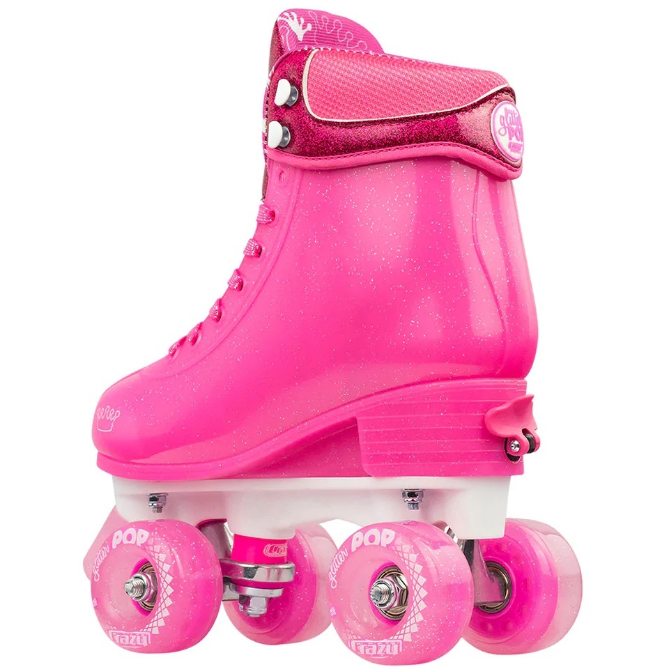 Crazy Skate Glitter Pop Pink Roller Skates
