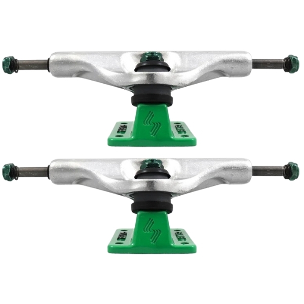 Venture Polished V-Hollow Light Silver Skateboard Trucks - 5.25" Hanger, 8.0" Axle (Set Of 2)