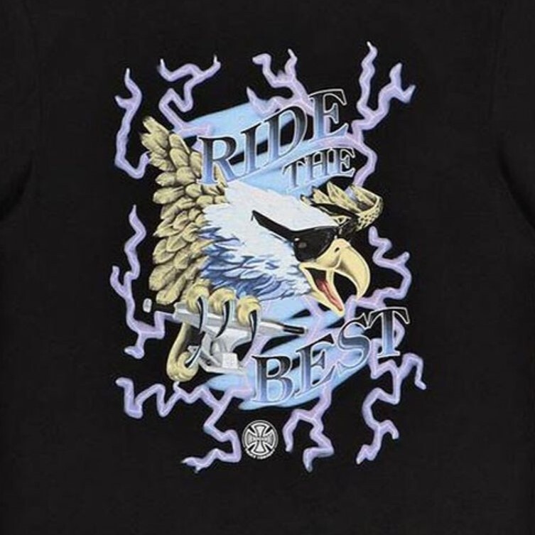 Independent Truck Stop Youth Black T-Shirt [Size: 10]