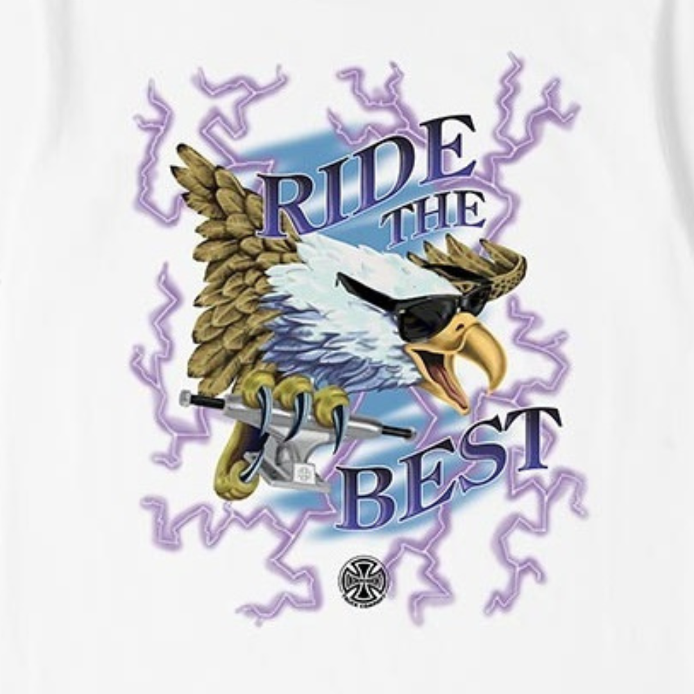 Independent Truck Stop Youth White T-Shirt [Size: 14]