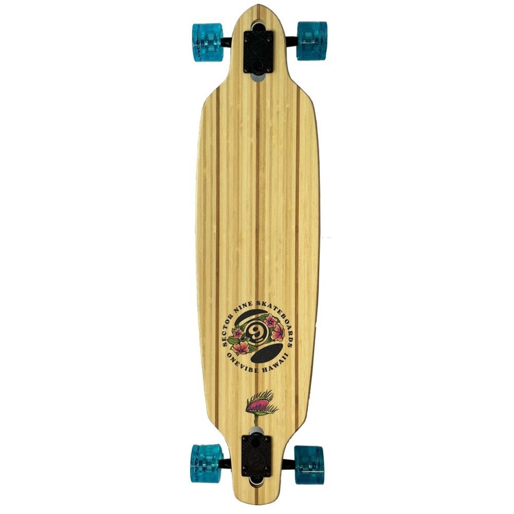 Sector 9 Longboard Skateboard Fractal Flora