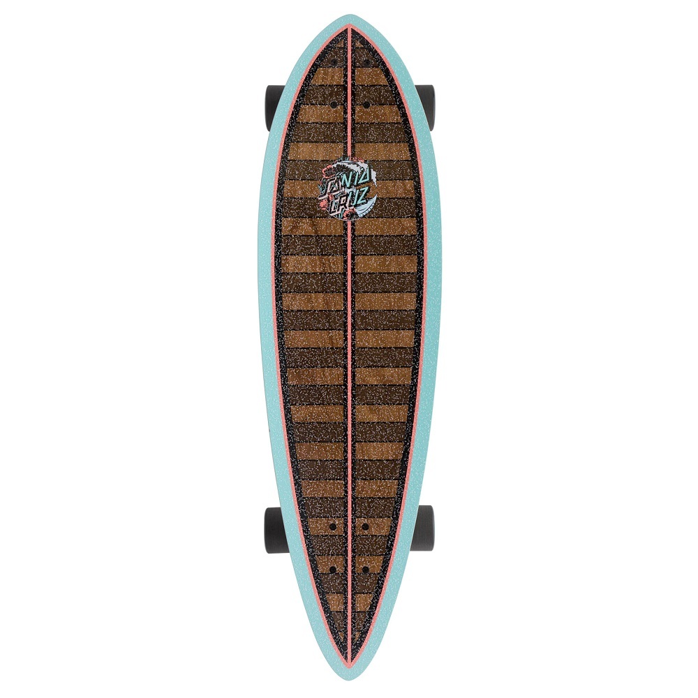 Santa Cruz Wave Dot Splice Pintail 33 Cruiser Skateboard
