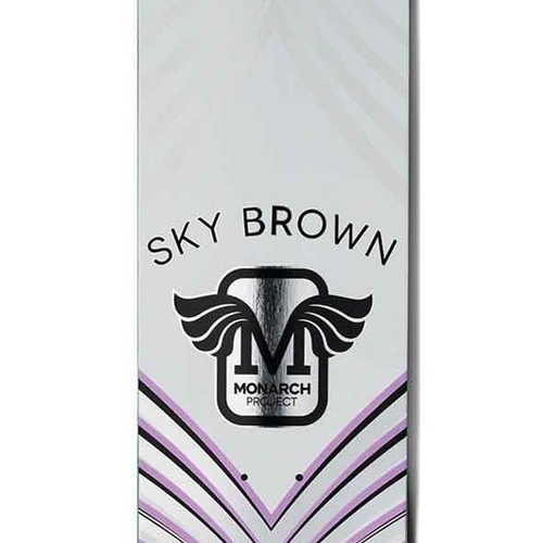 Monarch Horus Sky Brown Purple 7.75 Skateboard Deck