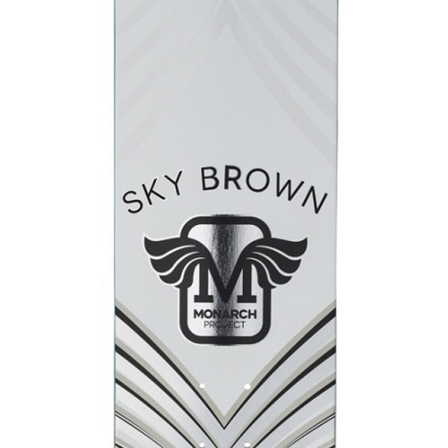 Monarch Horus Sky Brown Silver 8.0 Skateboard Deck