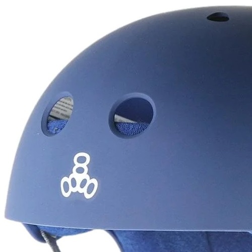 Triple 8 Brainsaver Sweatsaver Helmet Blue Rubber