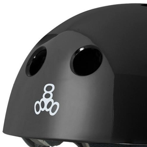 Triple 8 Brainsaver Sweatsaver Black Gloss Helmet