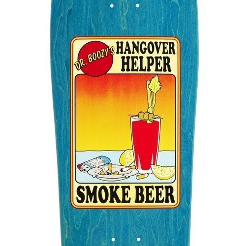 Smoke Beer Dr. Boozy's Pale Stout 9.5 Skateboard Deck