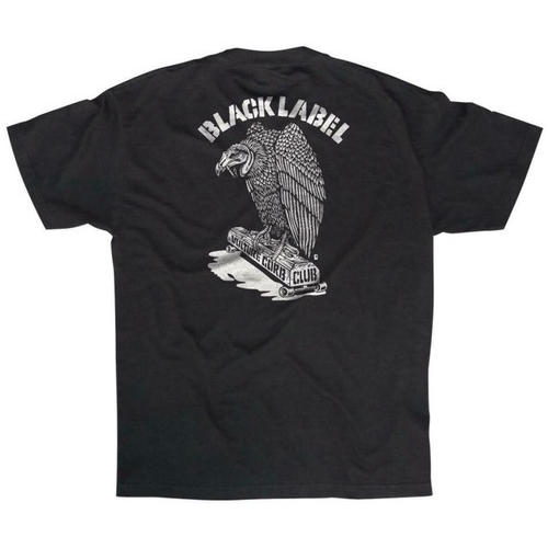 Black Label T-Shirt Vulture Curb Black