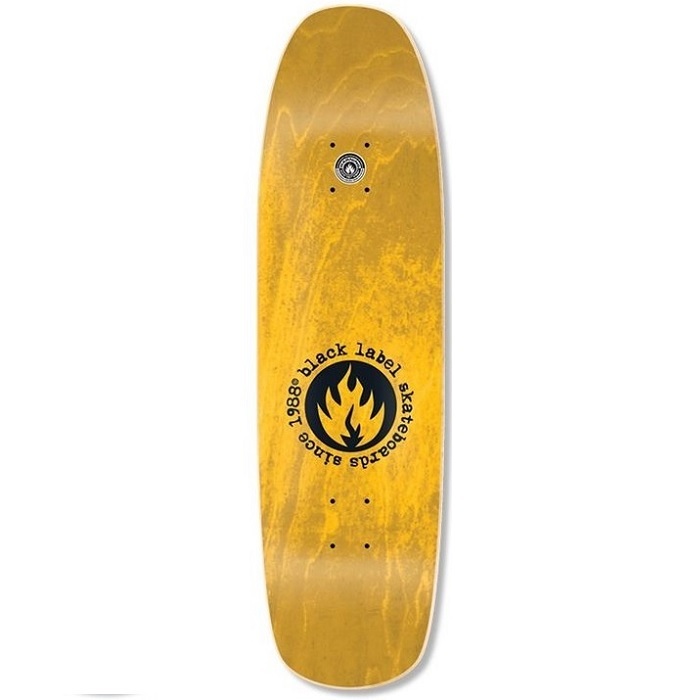 Black Label Vulture Club Yellow Stain 8.88 Skateboard Deck