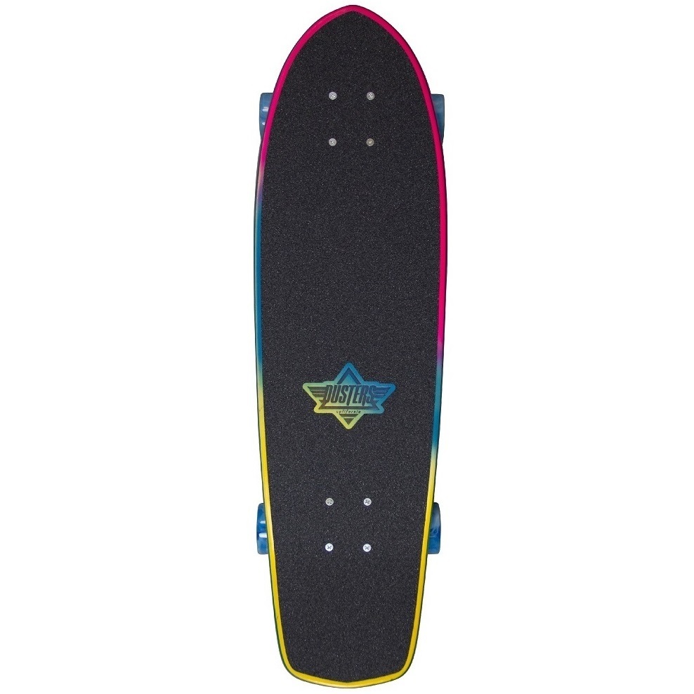 Dusters Complete Cruiser Skateboard Keen Retro Fades Blue Pink Yellow 31