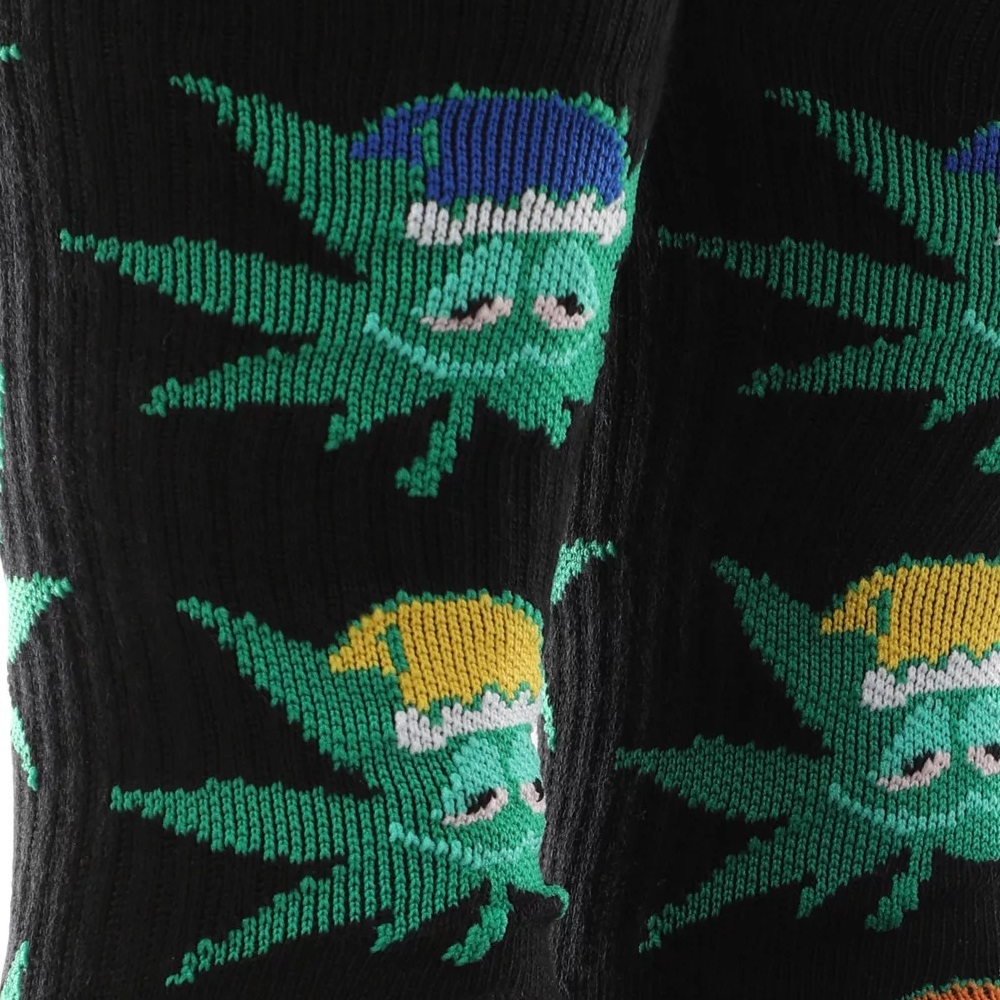 HUF Helpers Black Green Socks