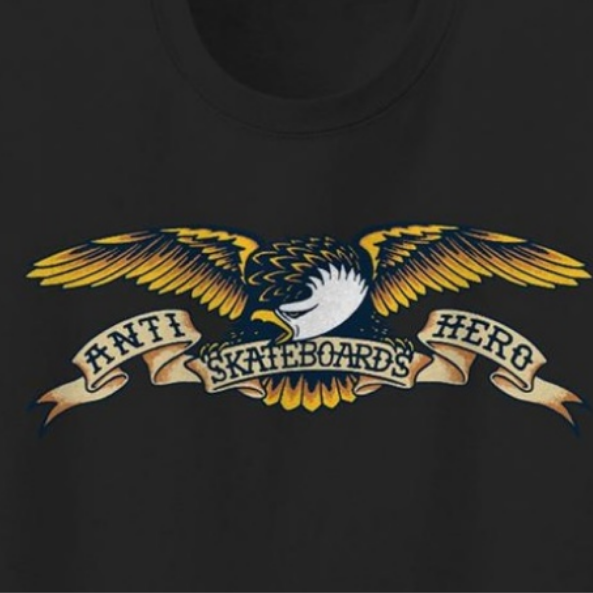 Anti Hero Eagle Black T-Shirt
