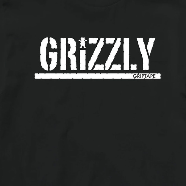 Grizzly Stamp Black T-Shirt [Size: M]