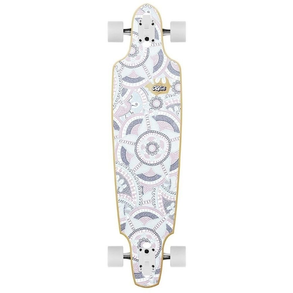 Obfive Em Carey Pastel Drop Through 38 Longboard Skateboard