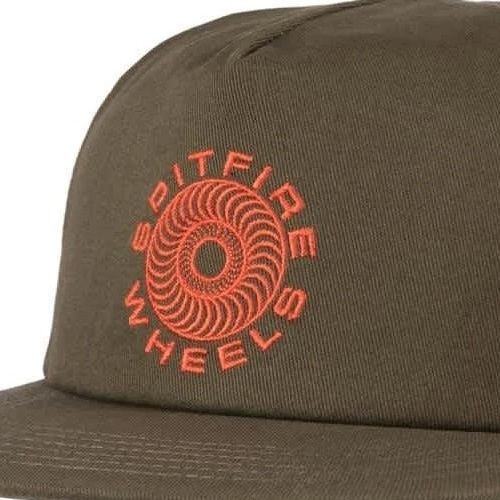Spitfire Classic 87 Swirl Olive Red Hat