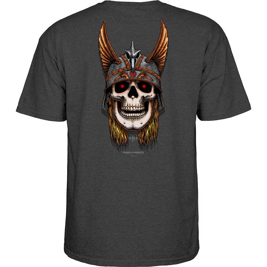 Powell Peralta Anderson Skull Charcoal Heather T-Shirt
